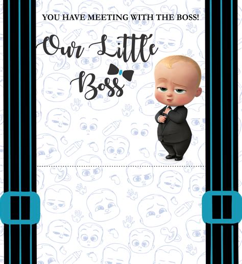 Create Free Boss Baby e-invite Invitation Card Online , Premium and Digital Cards Online ...