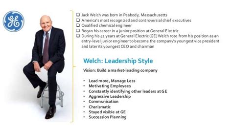 Leadership - Jack Welch (GE Transformation)