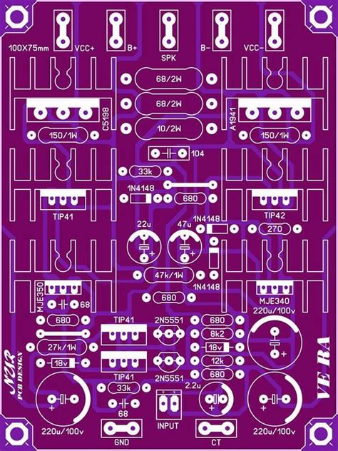 Layout Pcb Power Amplifier 2000 Watt