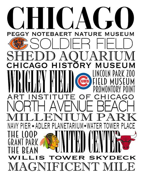 Chicago Sports Subway Art Print Digital Art by Marian Schumer - Pixels