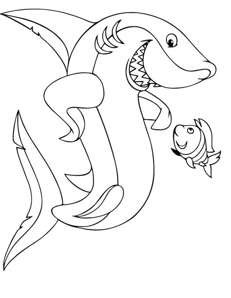 Free Printable Shark Coloring Pages For Kids