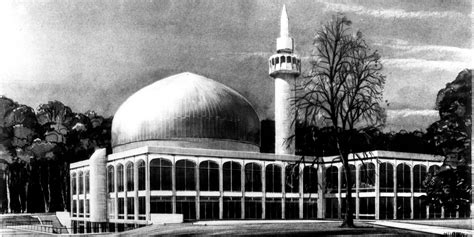 Sir Frederick Gibberd designs London Central Mosque