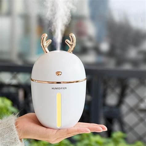 450ML USB Air Humidifier With Night Light in 2020 | Humidifier, Aroma ...