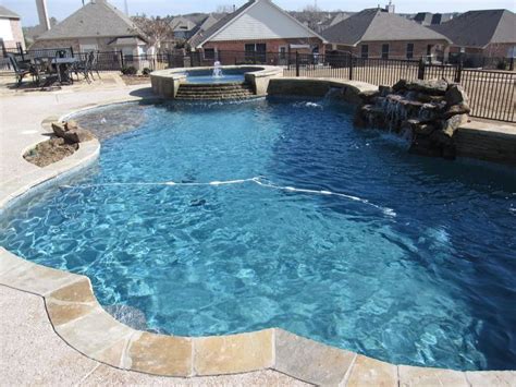 Blue Granite Pebble Sheen Pool Build in North Fort Worth | Building a ...