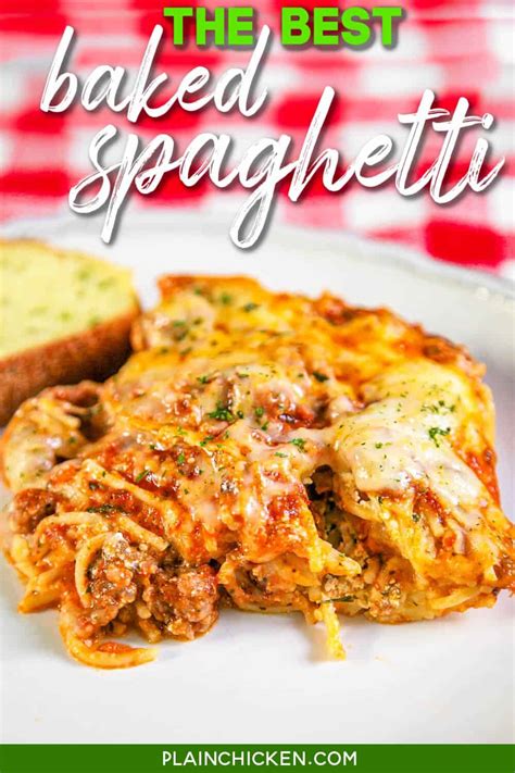 Baked Spaghetti Recipe Using Sour Cream Sauce | Deporecipe.co