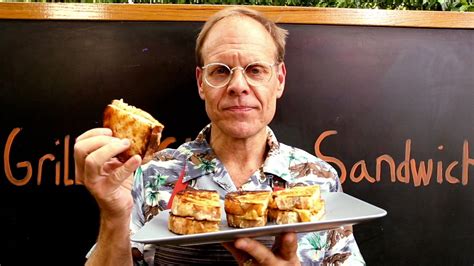 Alton Brown Shares His Recipe For 'Grilled Grilled Cheese' | Making grilled cheese, Food ...