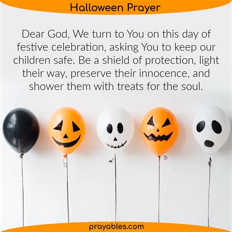 Prayer: for Halloween - Prayables