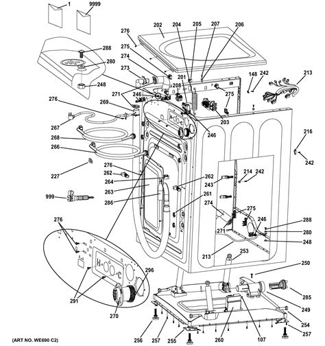 Top Load Washing Machine Parts Diagram