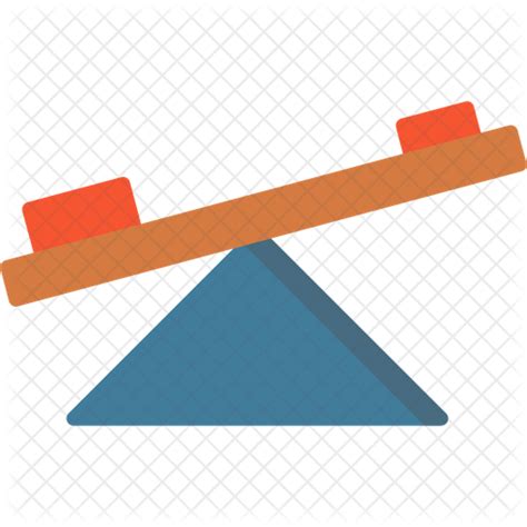 Seesaw Icon - Download in Flat Style