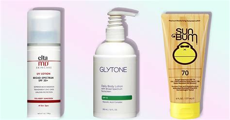 The Best Body Lotions With SPF