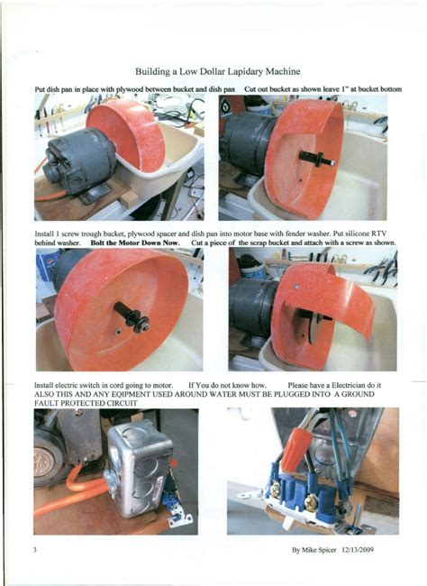 How to build a low cost lapidary machine Lapidary Tools, Lapidary ...