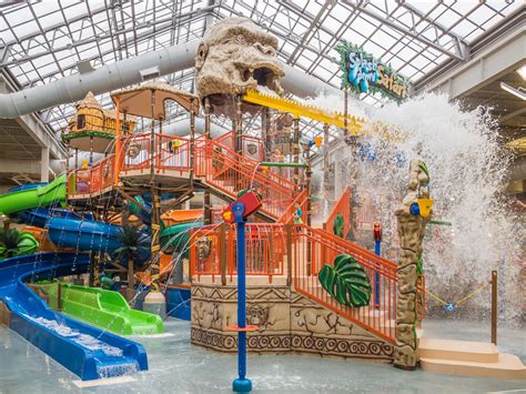 Kalahari Resort Poconos Indoor Water Park Resorts Waterpark Features Array - BersamaWisata