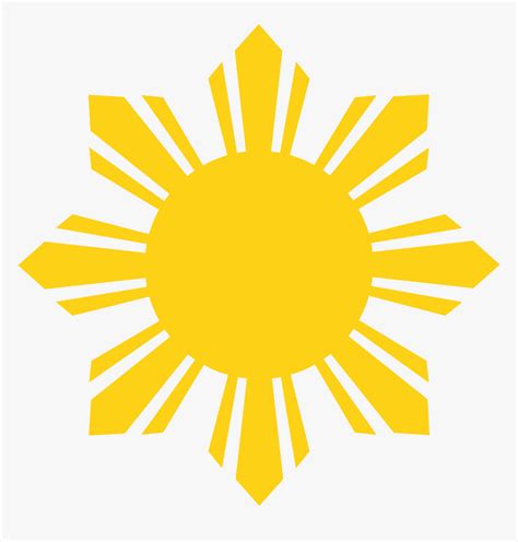 File Flag The Philippines Cropped Sun Svg Wikimedia - Philippine Flag Sun Png, Transparent Png ...