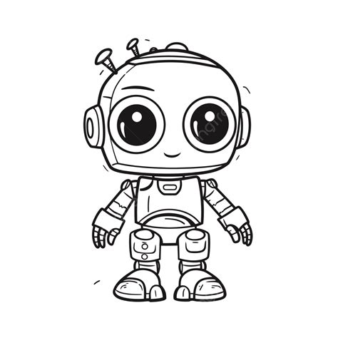 Cool Robot Drawing PNG, Vector, PSD, and Clipart With Transparent ...