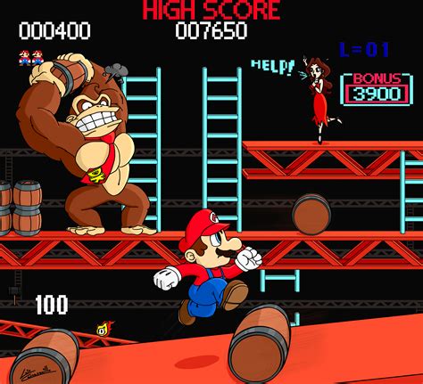 Donkey Kong Arcade Game Characters