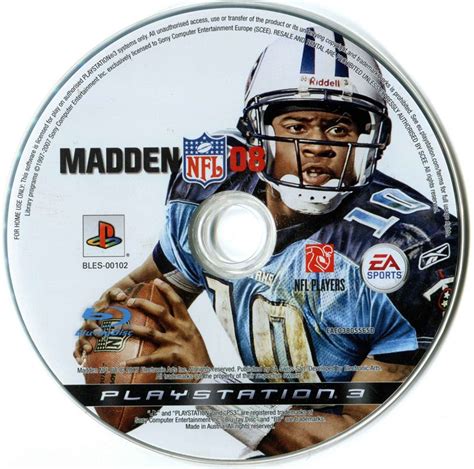 Madden NFL 08 cover or packaging material - MobyGames