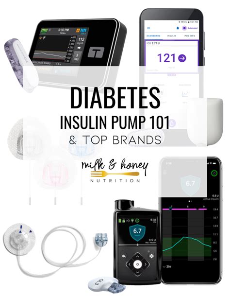 Diabetes Insulin Pump 101 & Top Brands | Milk & Honey Nutrition