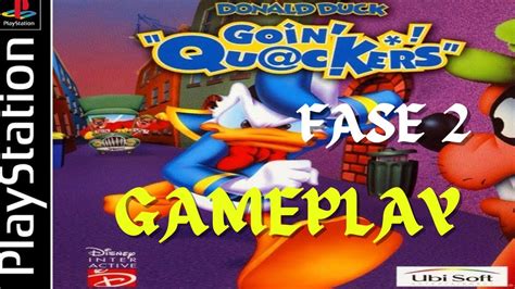 O Incrível jogo do Pato Donald 🎮 Donald Duck - PS1 Goin' Quackers ...