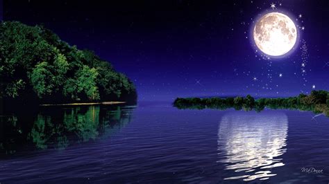 Moonlight Sky Wallpapers - Wallpaper Cave