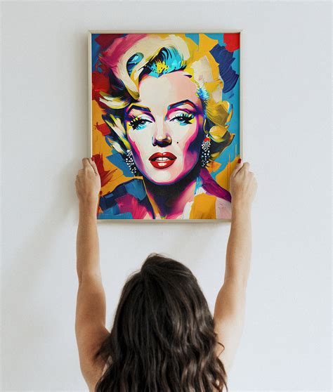 Marilyn Monroe Wall Art, Marilyn Monroe Poster, Marilyn Monroe Print, Wall Decor, Gift for Her ...