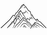 Mountain Adventure Coloring  Page sketch template