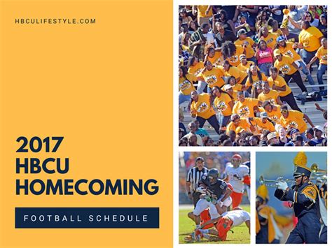 HBCU Homecoming Football Schedule 2017