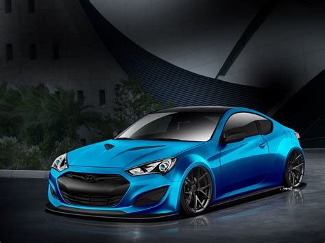 Atlantic Blue Hyundai Genesis Coupe Will Make Waves At SEMA