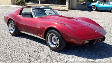 Dark Red 1975 Chevrolet Corvette