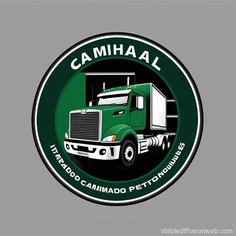 Dark Green PetroHaul Garage Logo | Stable Diffusion en línea