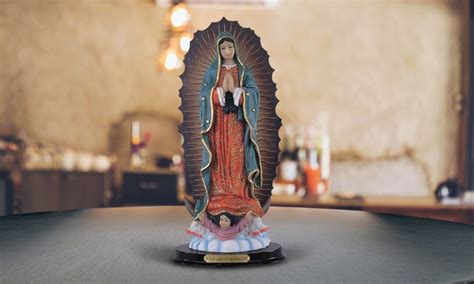 Our Lady of Guadalupe Statue Virgen De Guadalupe Holy Figurine Religious Decoration 16h - Etsy