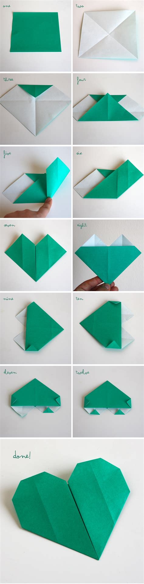 How To Make A Paper Heart Step By Step