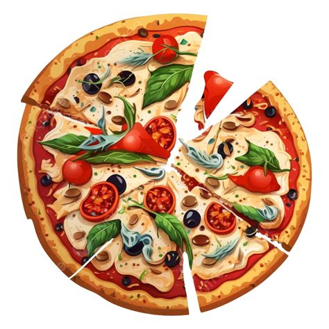 Pizza Cartoon Delicious Pattern, Pisa, Pattern, Delicious Pizza PNG Transparent Image and ...