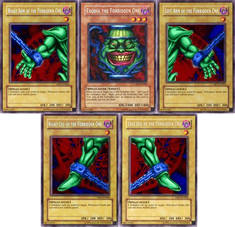 Yugioh Cards Exodia Original