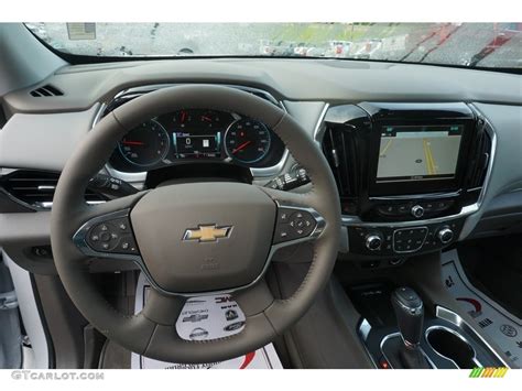 2019 Chevrolet Traverse Premier AWD Dark Atmosphere/Medium Ash Gray Dashboard Photo #129041580 ...