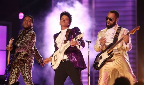 Bruno Mars honors Prince with Grammys performance of 'Let's Go Crazy' – watch