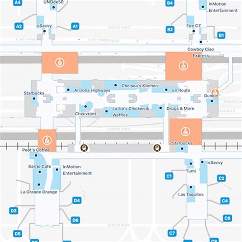 Phoenix Sky Harbor Airport Map | PHX Terminal Guide