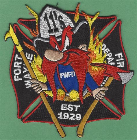 Fort Wayne Fire Department Station 11 Company Patch Yosemite Sam