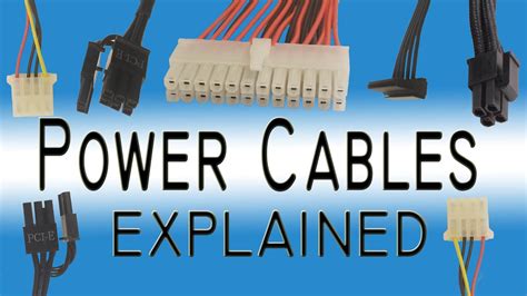 PC Power Supply Cables Explained - YouTube