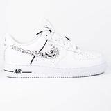 Nike Air Force 1 White Custom 'White Bandana' Edition