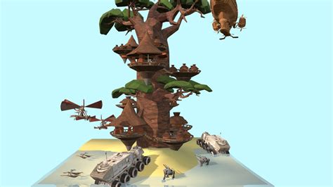 Battle Of Kashyyyk - Download Free 3D model by siuliano [7e54016 ...