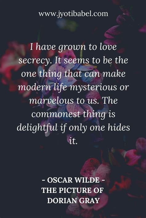 Dorian Gray Love Quotes - Top 100 Inspirational Oscar Wilde Quotes And ...