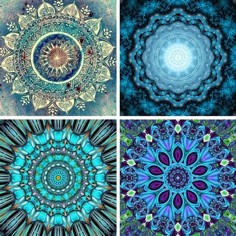 4 Pack 5D Diamond Painting Mandala Paint with Diamonds Art Crystal Cra ...