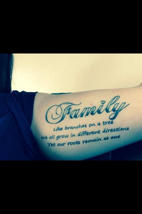 Family Strength Quotes Tattoos