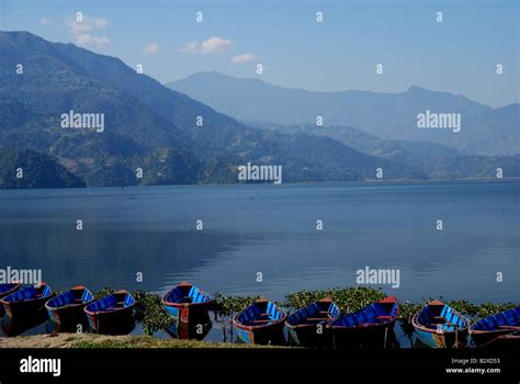 Fewa lake ,Pokhara,Nepal Stock Photo - Alamy