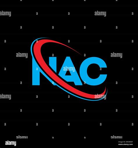 NAC logo. NAC letter. NAC letter logo design. Initials NAC logo linked with circle and uppercase ...