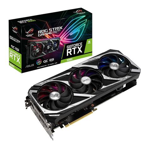 ASUS ROG STRIX GeForce RTX 3060 O12G GAMING V2 (LHR) - Carte graphique ...