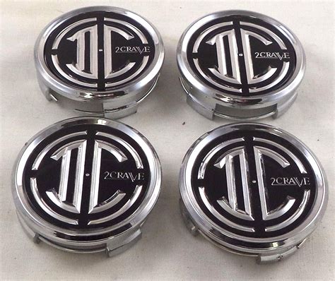 2 Crave Wheels Chrome Lug Wheel Center Caps QTY 4 # pd-cap65-p5149 ...