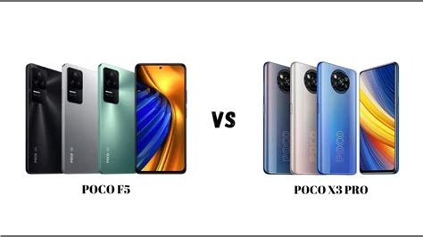 The POCO F5 and the POCO X3 Pro: The POCO Comparison