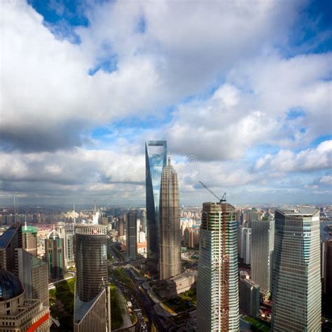 Lujiazui Financial Center stock image. Image of metropolis - 22477341