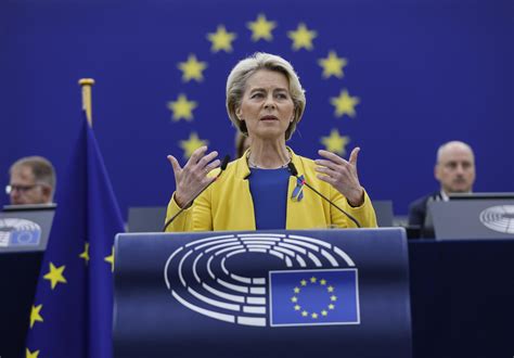 EU chief Von der Leyen to visit Ukraine to stress support | AP News